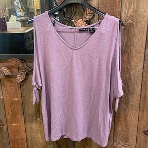 Tahari Purple Top